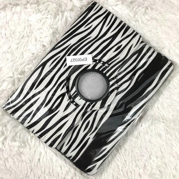 Zebra 360 Degrees Rotating Stand Smart Cover Case for IPad 4th Gen IPad 2 IPad 3 - Picture 1 of 4